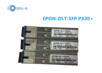 Hot - Pluggable EPON OLT SFP Module Single Mode 20km Transmission Distance