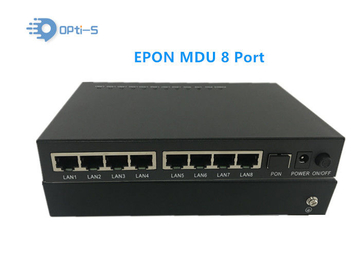 100M 8 Ports MDU ONU Support WEB Management For FTTB Network Solution