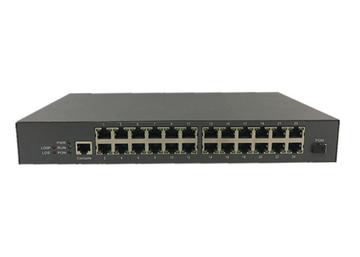 24FE Ports GEPON ONU MDU Ethernet Passive Optical Network Unit Single Fiber